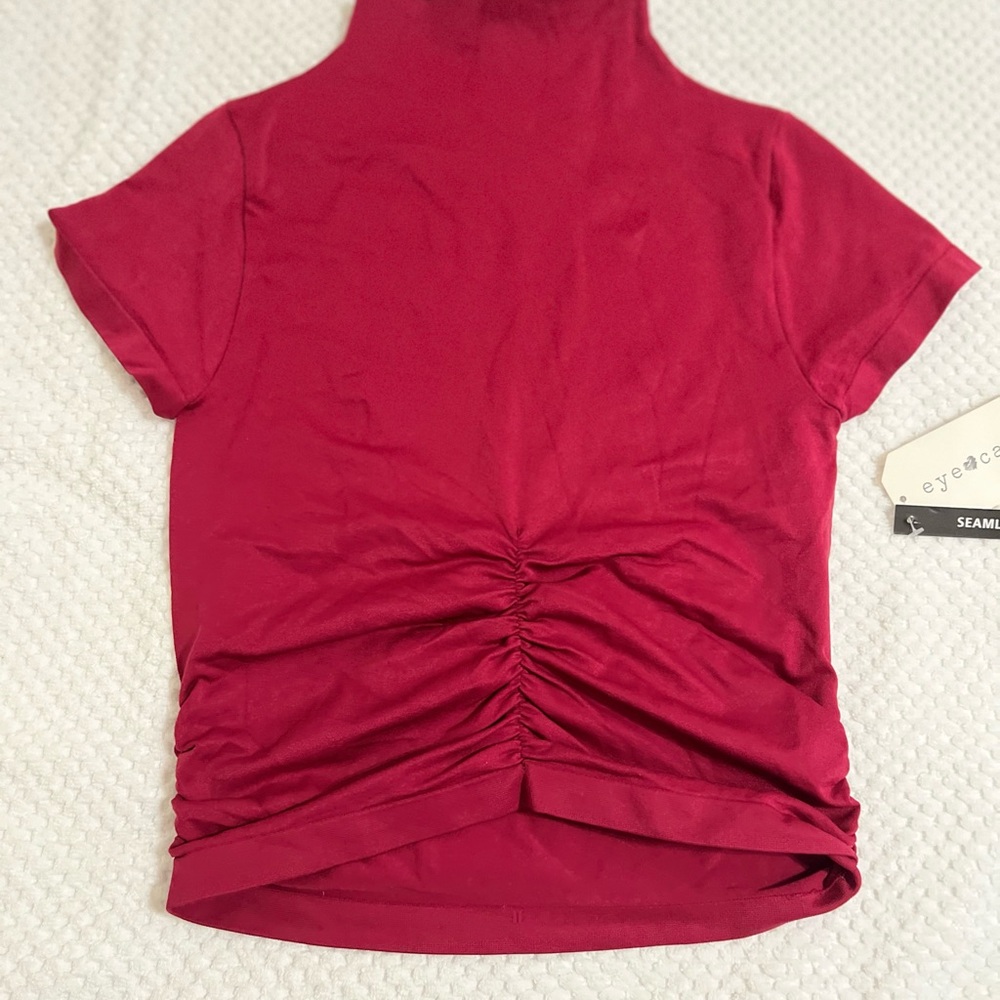 Eye Candy Rich Red Short Sleeve Top L/XL